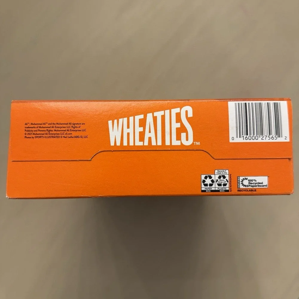 SEALED 2021 Wheaties Muhammad Ali Cereal Box COLLECTORS LIMITED EDITION 100years